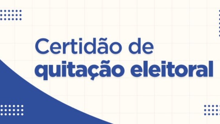 Documento comprova que a eleitora e o eleitor estão em dia com a Justiça Eleitoral